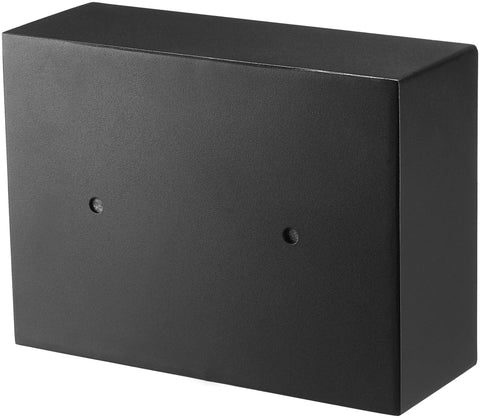 Back view of Slim Desk Drawer Safe With Programmable Electronic Keypad For Quick Access Locks It Down In A Drawer One Tenth Cu Ft Capacity