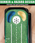 Pro Grade Golf Putting Mat With Gates And Mirror, Progressive Slope Design, Noise Reduction Tech, Indoor Practice Green