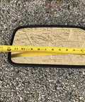 Replacement 7 By 12 Inches Heavy Equipment Mirror For Front End Loaders Excavators And Dozers Black Finish Fits Cat John Deere Case JCB