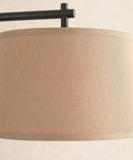 Oil Rubbed Bronze Sweep Wall Lamp With Adjustable Swing Arm And Swivel Shade, Sleek Modern Minimalist Vibe, close-up of shade