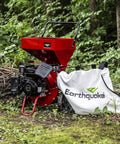 Heavy Duty 301cc Chipper Shredder With 4 Cycle Viper Engine, Dock And Lock Debris Bag, 3 Inch Max Wood Diameter, Red