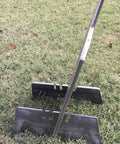 Portable 3/8 Inch AR500 Steel Shooting Ground Target 12x20 With Stand For 3/4 Inch EMT Conduit includes ground legs and bolts