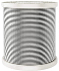 One Eighth Inch Stainless Steel Cable 650 Feet For Deck And Stair Railings, Marine Grade T316 Wire Rope spool, Premium 7x7 Construction
