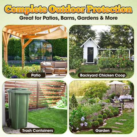 Natural Mosquito Yard Treatment Granules For Backyard Control Pet Safe And DEET Free Outdoor Repellent used in patio, coop, garden.