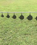 AR500 Steel Target Stand Brackets Mounts For One Inch Pipe Or Three Quarter Inch EMT Conduit Two Pack field setup