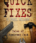 Kickass Tales Of Repairman Jack By F Paul Wilson Legit Adrenaline Rush Thriller Stories Paperback Edition cover with tools.