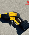 Yellow cordless washer tool part of 5 Pack 3/4 Inch Pressure Washer Parts Kit for 20V Max Cordless Washers Water Inlet Filter Connectors