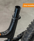 Beefy Aluminum Bike Seatpost Reducer Shim, 100mm length, for 30.9mm to 31.6mm adaptation on bike frame, easy installation