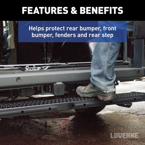 20 Inch Universal Rubber Bumper Guard Strips for loading docks and trucks rear fender pad with foot on step