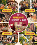 Collage of people gifting 55 Vegetable Seeds Variety Pack Non GMO Heirloom Seeds For Your Home Garden Indoors And Outdoors Hydroponic Ready 35,600 Plus Seeds In Individual Packets Great Starter Kit For Veggie Growers on various occasions