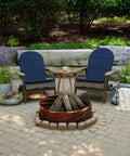 Outdoor Foam Adirondack Cushion For Chairs, 21.5 W X 50 L X 2.5 D, Water Repellent And Fade Resistant, 100% Polyurethane Foam Fill