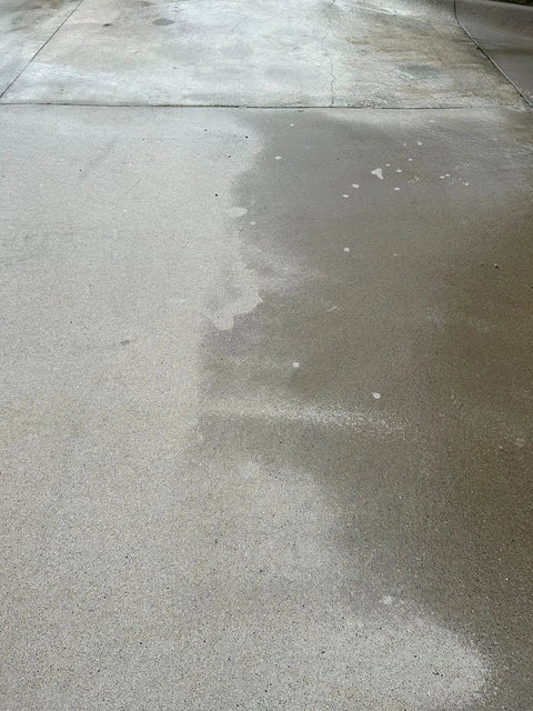 Tough As Nails Penetrating Concrete Sealer For Driveways And Retaining Walls Breathable Moisture Shield Keeps Slabs Dry No Sweat Waterproof Cover on driveway.