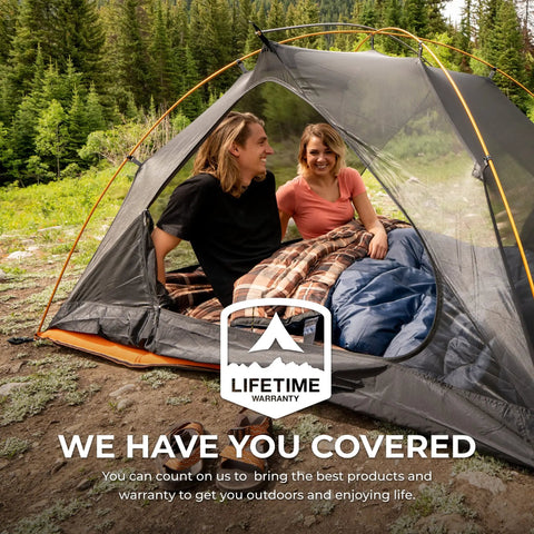 Double Sleeping Bag For Family Camping 20 Degree Warmth With Dual Zippers And Included Compression Sack Spacious Queen Size