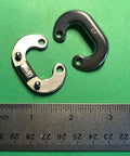 Two Stainless Steel 316 Chain Connecting Links for 5/16 Inch Rope Anchor Connector. Heavy duty marine grade deck gear.