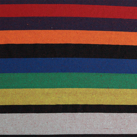 Multicolored striped cotton fabric for Hanging Hammock Chair With Space Saving Stand For Indoor And Outdoor Use 330 Pound Capacity Sunset