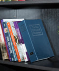 Portable Book Safe Hideaway Stash Box Disguised As A Real Book With Key Lock For Valuables Large Blue Hidden Storage On Your Bookshelf