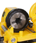 Heavy Duty Workhorse Power Pipe Threader Machine With Self Oiling Die Head close-up showing die head and components for threading.