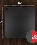 Steel Pizza Stone For Oven And Grill Pro Grade 14 by 14 inch carbon steel plate with superior heat retention, black finish