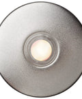 Lighted Doorbell Button In Satin Nickel Finish, Easy Surface Mount, 2.5 Inch Round Metal Housing, Night Visibility For Home, Works With Most Doorbell Transformers And Wired Chimes, 1 Pack, Simple Replacement Install