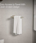 Parallel Towel Arm For Modern Bathrooms, Sleek Square And Circle Design, Durable Wall Mounted Towel Holder, Easy Install