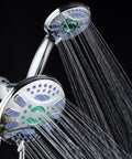 3-In-1 High-Pressure Shower Head With 48 Modes, 7-Inch Chrome Finish, Anti-Clog Microban Jets For More Power And No-Fuss Cleaning