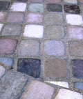 Installed six thick 8x8x2.5 inch concrete paver molds for driveways, patios and cobblestones made from rubberized ABS.