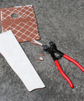 Glass Tile Nippers With Pro Grade Carbide Cutting Wheels And Comfy Grip for precise scoring on ceramic tiles.