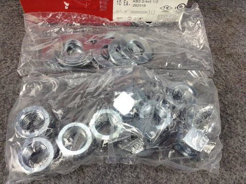 Kwik Bolt Carbon Steel Expansion Anchor KB 3.75 In By 5.5 In 10 Pack Zinc Plated for Seismic Cracked Concrete
