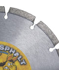 Kick Asphalt 7 Inch Diamond Blade With Segmented Design For Wet Or Dry Cutting Of Asphalt Green Concrete Masonry Block