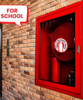 Set Of 15 Durable Vinyl Fire Extinguisher Inside Signs, 3x3 Inch, UV Resistant, Easy Peel And Apply, Fade-Resistant Safety Signage