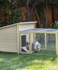 Fontana Jumbo Chicken Pen EcoFlex Outdoor Enclosure With Stainless Steel Wire Predator Resistant Lock Non Toxic Durable