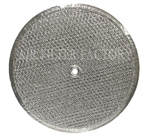 9-1/2 Inch Round X 3/32 Center Hole Flat Range Hood Aluminum Grease Filter Replacement, 12-Layer Heavy Duty Kitchen Vent Filter
