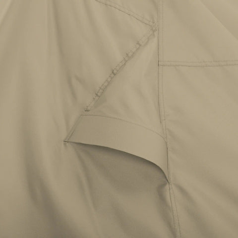 Detail of stitching on Fairway Long Roof Four Person Golf Cart Quick Fit Cover For Yamaha Club Car EZ Go Weatherproof Shield