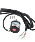 Photoelectric Encoder ABZ Three Phase Incremental Rotary Encoder 24V DC5 Solid Shaft with cable and screws for industrial use