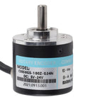 Photoelectric Encoder ABZ Three Phase Incremental Rotary Encoder 24V DC5 Solid Shaft product image showing model details.