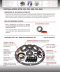Axle End Play Shim Kit For AMC Model 20 Differential with bearings and seals overview
