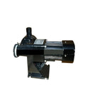Side view of adjustable diaphragm metering pump for precise chemical dosing and easy flow control, durable industrial strength.