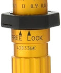 Pro Grade Adjustable Torque Screwdriver 2 To 15 cNm With Lock Ring And Rotary Slip Mechanism, 3.9 Inch Length, Front View