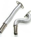 Ez Flex Adjustable Universal Venturi Tubes 2-Pack For Gas Grills With Square Mount, Promotes Even Gas Flow, Includes 2 Gaskets And 4 Screws