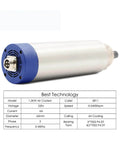 Powerful 1.5 kW ER11 Air Cooled Spindle Motor For CNC Machines With 1.5 kW Inverter VFD 65mm Aluminum Bracket
