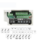 Connections and wiring for Powerful 1.5 kW ER11 Air Cooled Spindle Motor For CNC Machines with 1.5 kW Inverter VFD