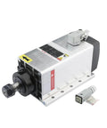 Air Cooled Spindle Motor 3.5kW 220V or 380V with ER20 chuck and four-bearing square flange, rugged stainless steel and dustproof design