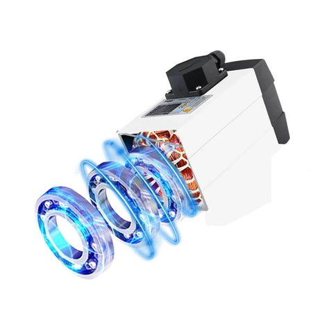 Air Cooled 7.5KW CNC Spindle Motor With 18000 RPM ER32, Four Bearings, No Water Pump Needed, Inverter Ready, 220V for CNC Machines