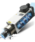 Air Cooled 7.5KW CNC Spindle Motor With 18000 RPM ER32, Four Bearings, No Water Pump Needed, Inverter Ready, 220V Router