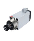 Air Cooled Electric Spindle Motor For CNC Machines With 1.5, 2.2, 3.5, 4.5 And 6 Kilowatts Options, Four Bearings, 380V AC, GDZ1201036, Metal Body