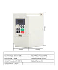 Rugged 0.8kw ER11 Air Cooled CNC Spindle Motor With 65mm Mount, Four Ball Bearings, And 1.5kw H100 Speed Controller Plus 65mm Bracket