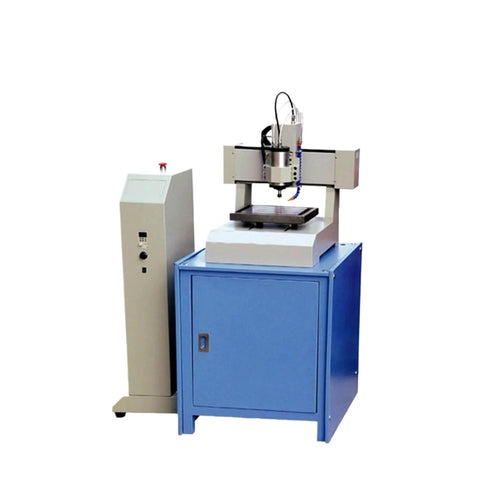 Beefy Air Cooled CNC Spindle Motor ER11 1.5kW 65mm Diameter with standalone control unit on metal cabinet