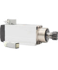 Air Cooled Spindle Motor With Mounting Flange 2.2KW ER25 Ceramic Ball Bearings 380V Dust Proof for Metal Engraving