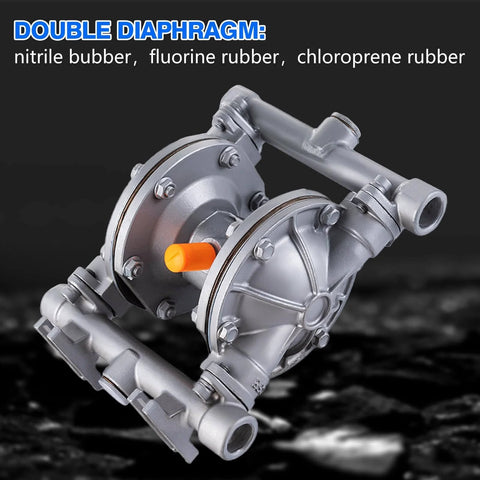 Air Operated Double Diaphragm Pump With One Half Inch Inlet And Outlet For Waste Oil And Chemical Transfer 9 GPM View