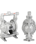 Air Operated Double Diaphragm Pump For Oil Transfer With One And A Half Inch Inlet And Outlet, 44 GPM, Up To 115 PSI